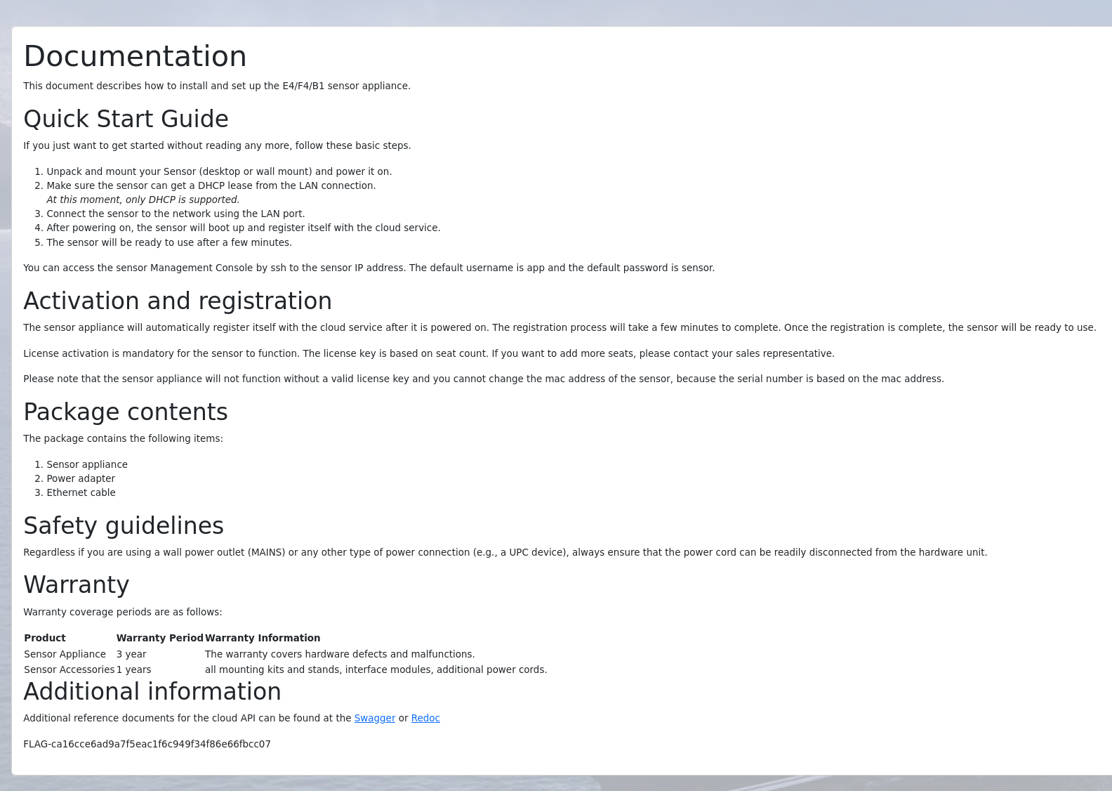 Documentation