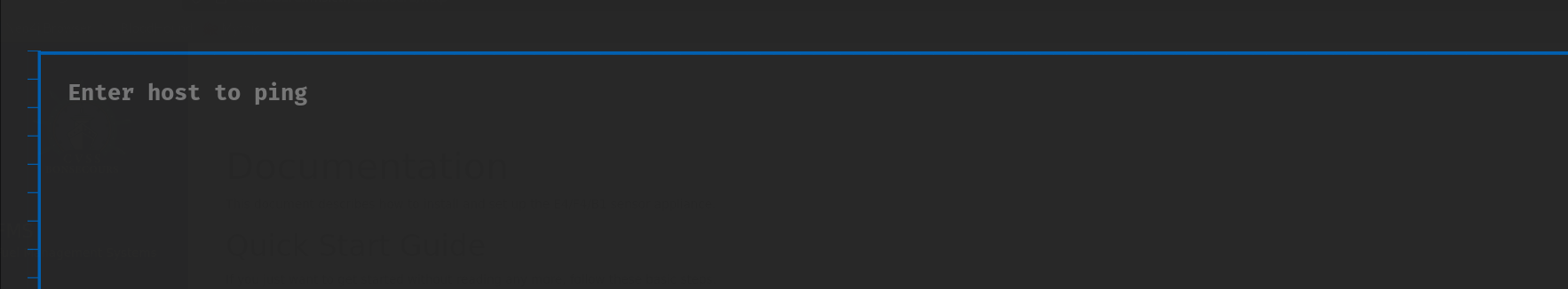 The ping connection